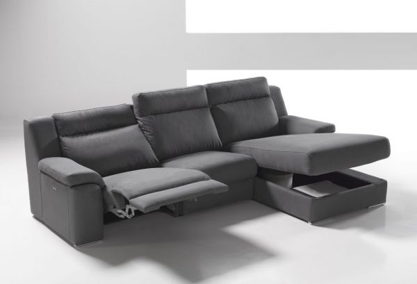 Раздвижной электрический диван для релаксации Viana. Мягкая мебель для гостиной Алматы